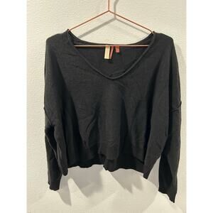 Anthropology Pilcro
 black V-neck sweater S